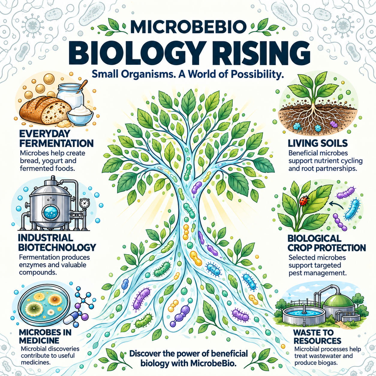 You are currently viewing MicrobeBio Biology Rising: Small Organisms. A World of Possibility.